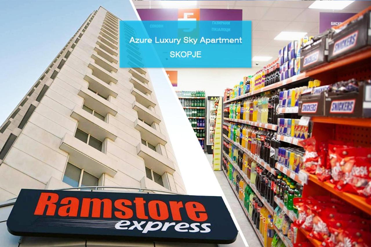 Azure Luxury Sky Apartment سكوبجي المظهر الخارجي الصورة