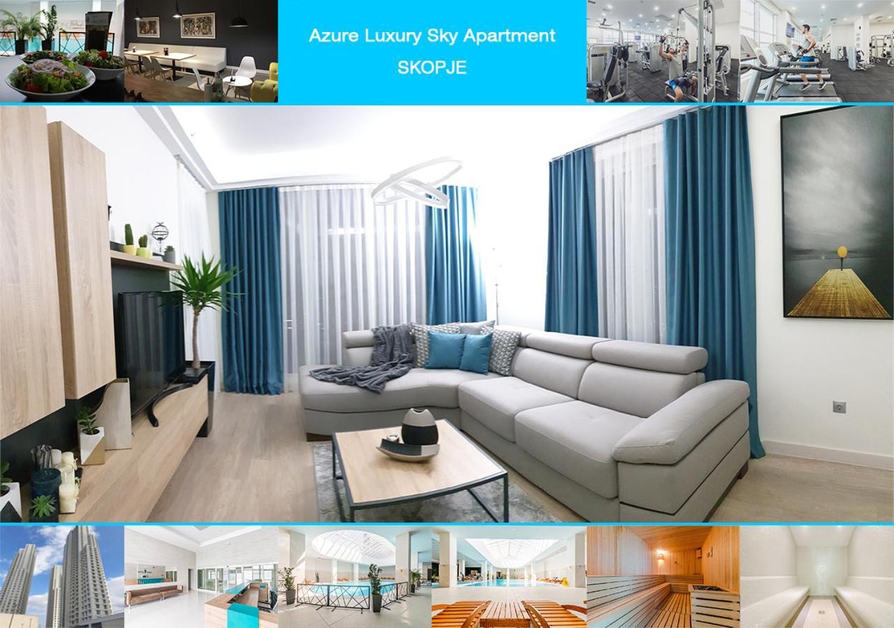 Azure Luxury Sky Apartment سكوبجي المظهر الخارجي الصورة